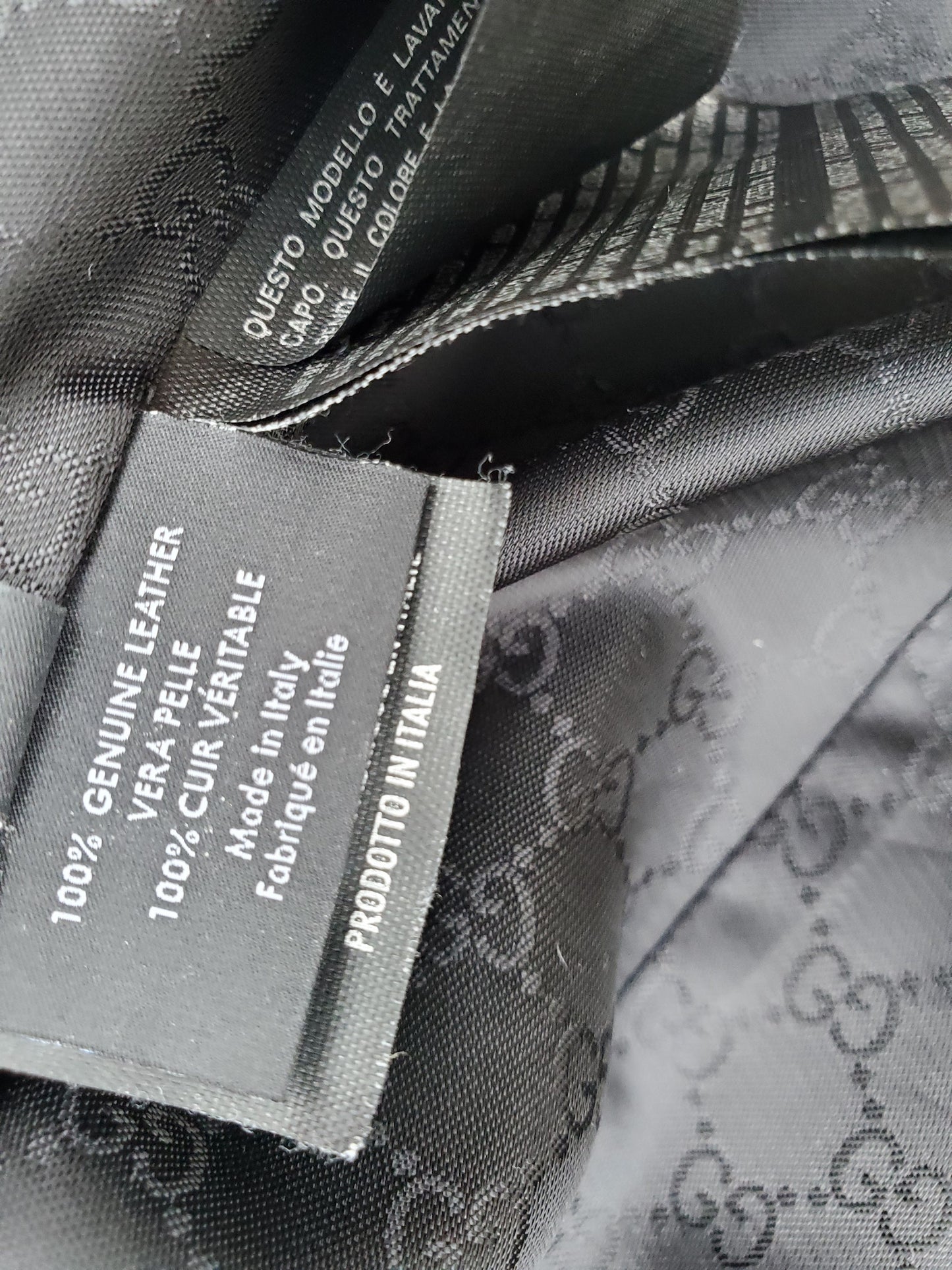 GUCCI Black Nappa Leather Perforated Motorcycle Biker Jacket 40