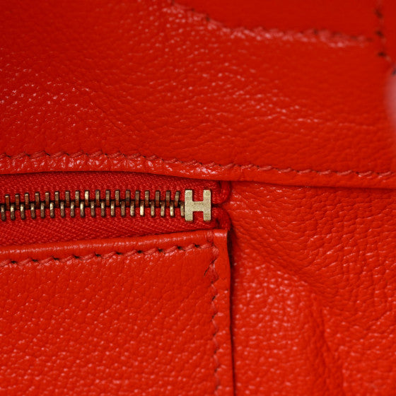 HERMES Togo Birkin 35 Capucine Bag