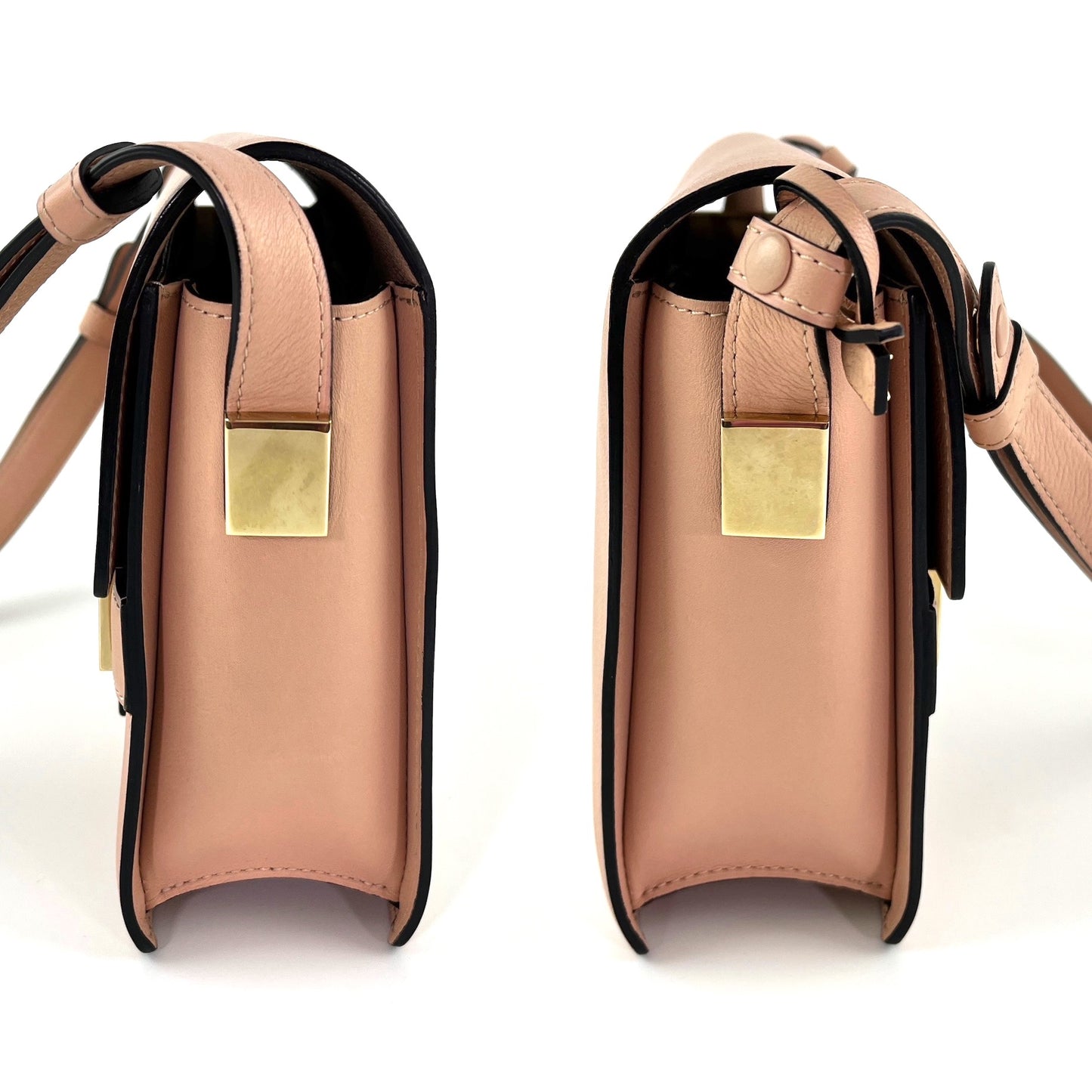 DELVAUX Madame PM Pink Hardware Crossbody Bag