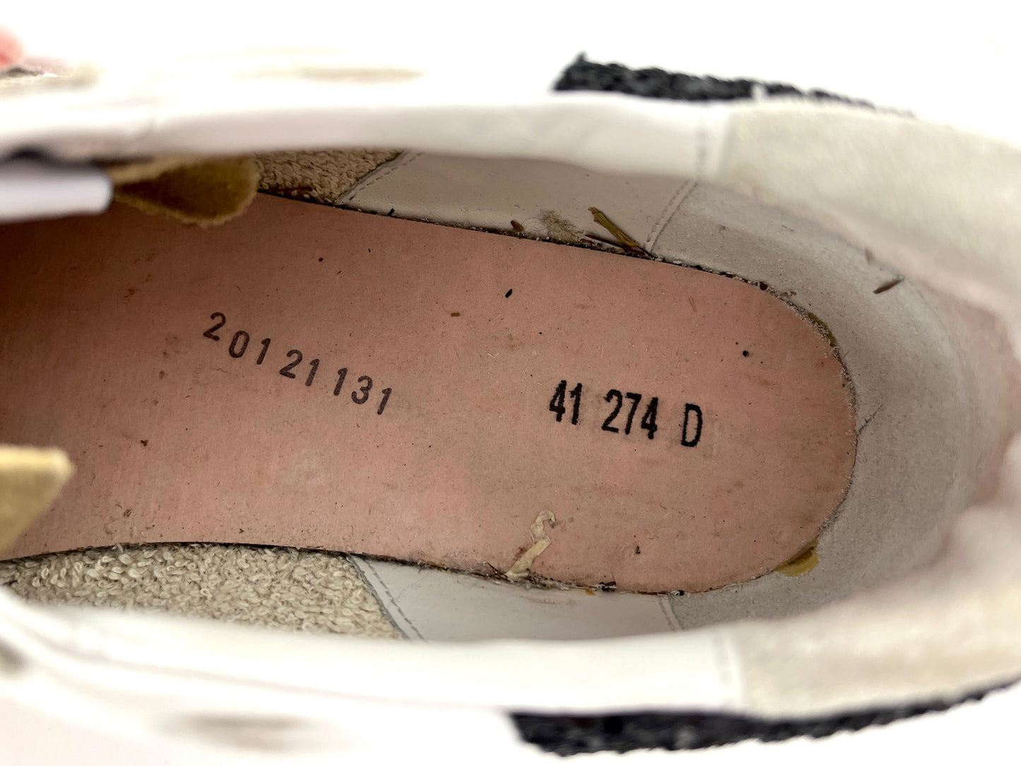 Golden Goose Superstar White Glitter Sneakers 41