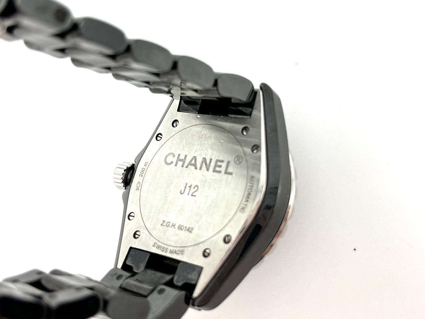 CHANEL J12 38mm Black Ceramic Diamond Automatic Watch