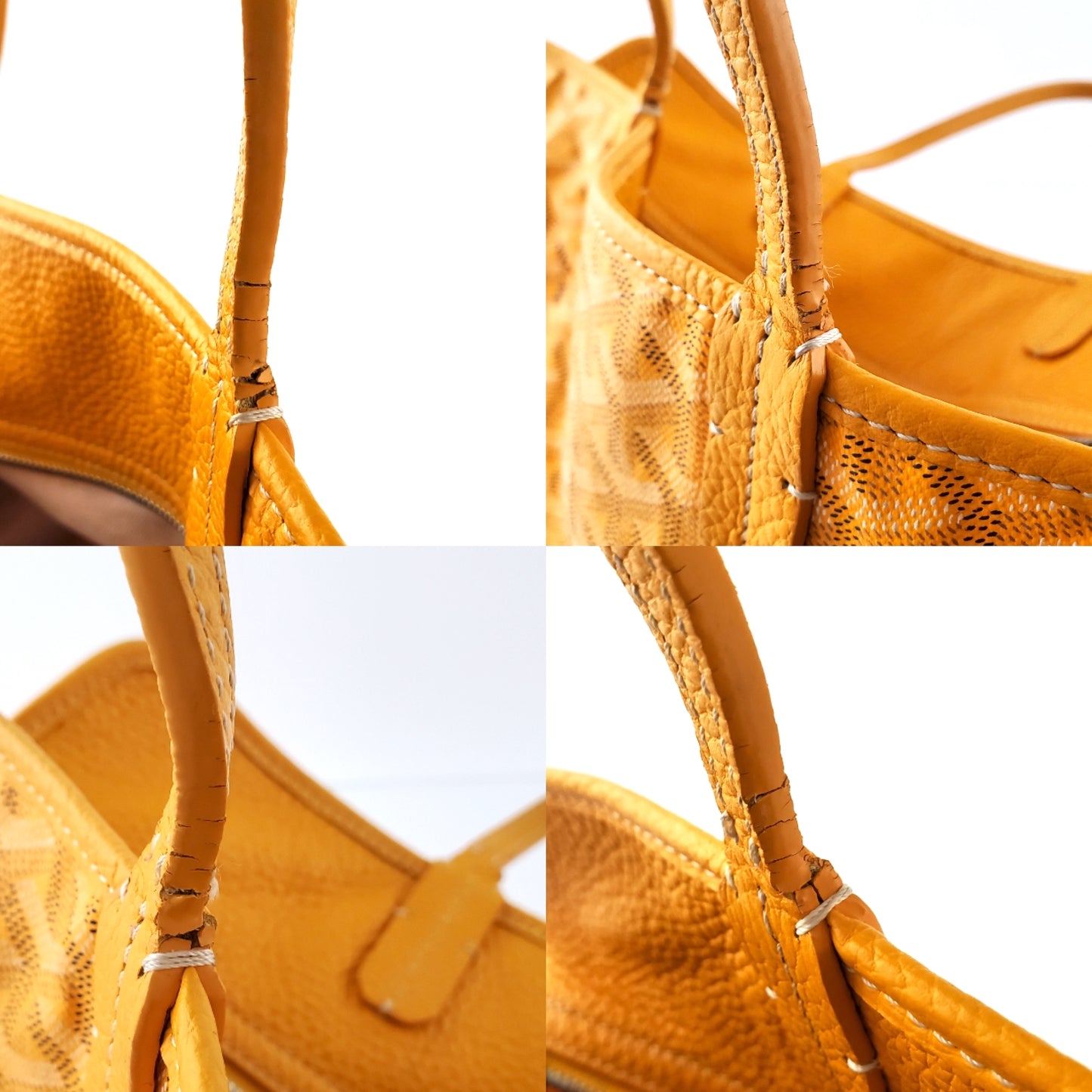 GOYARD Yellow Sac Hardy Pet 2 PM Shoulder Bag