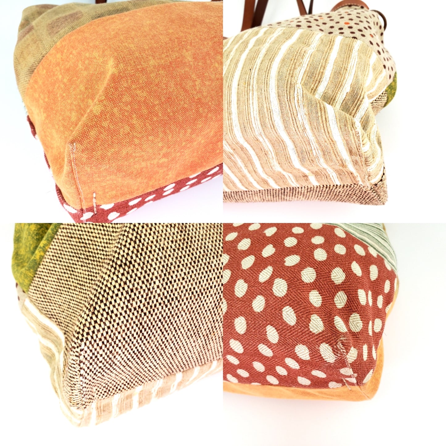 Henry Cuir Canvas Patch Tote