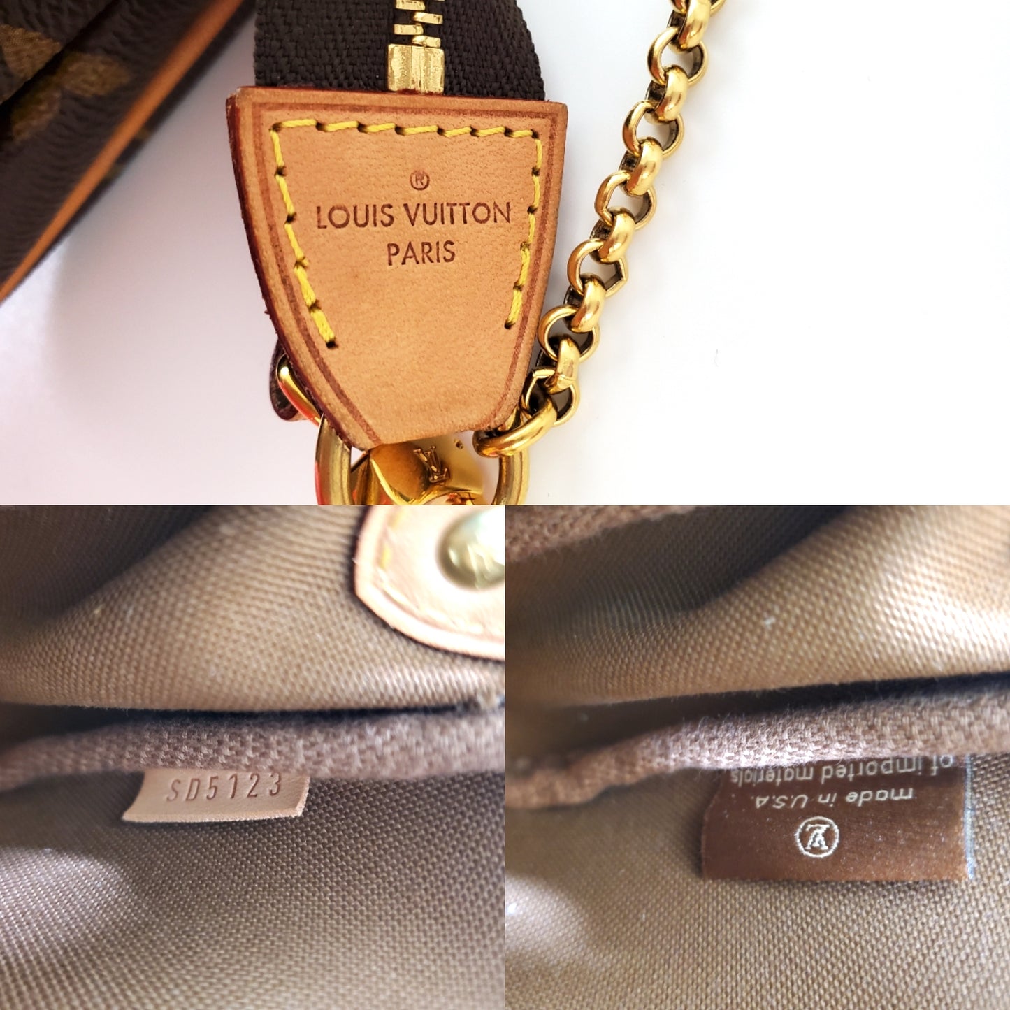 LOUIS VUITTON 2013 Monogram Eva Crossbody Bag