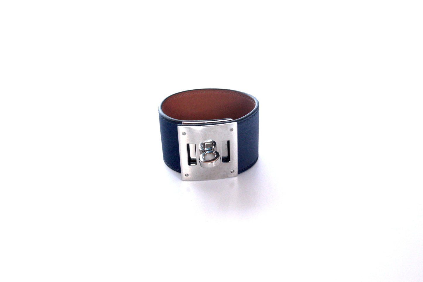 Hermes Kelly Dog 2014 Bleu Encre Bracelet