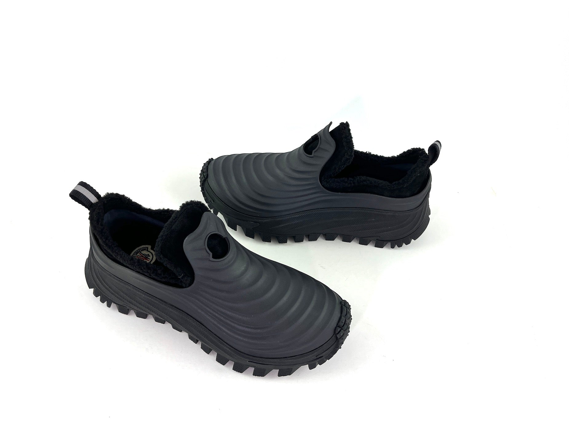 New Mens MONCLER Black Acqua Waterproof Ankle Boots 45 12