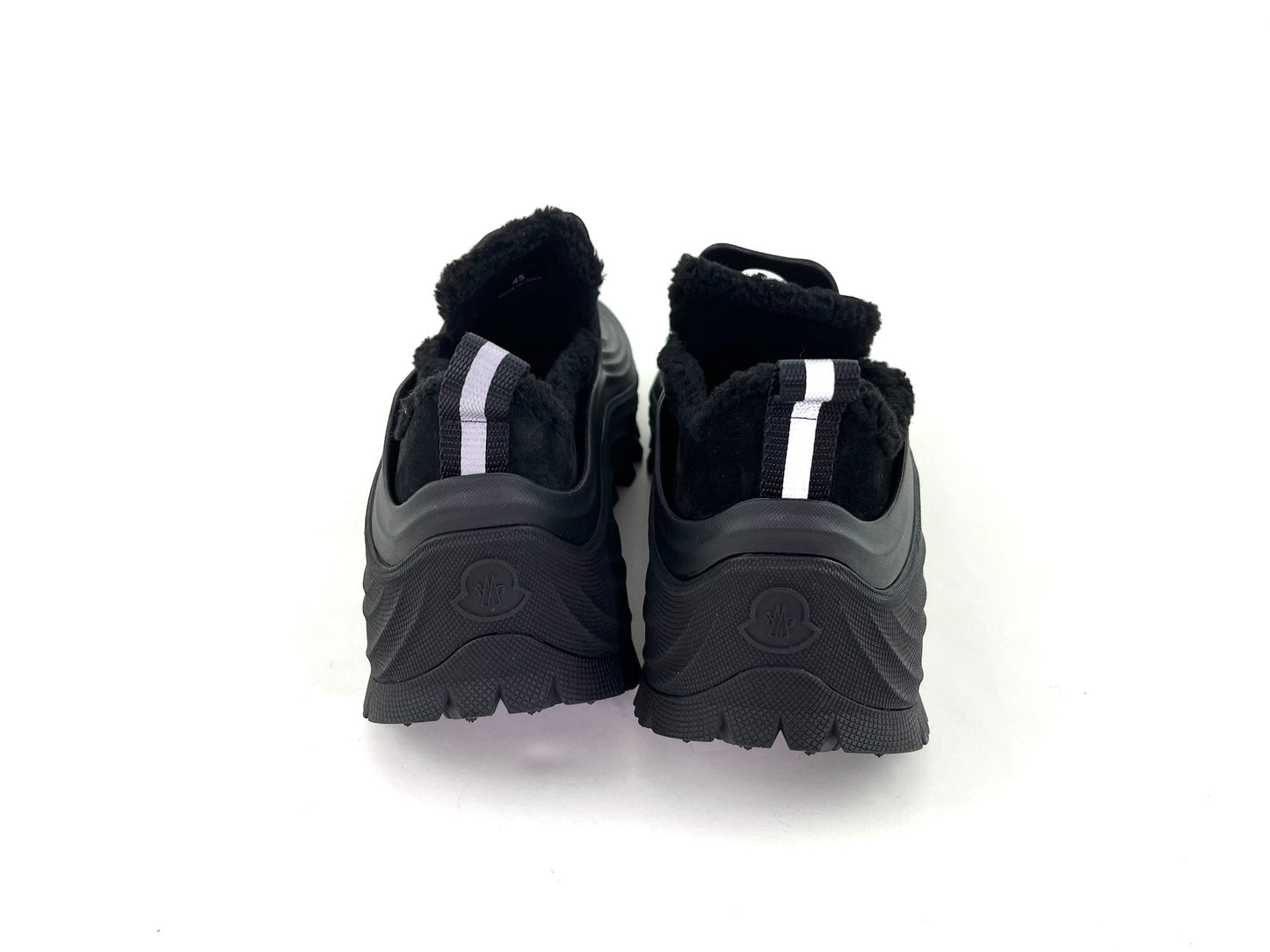 New Mens MONCLER Black Acqua Waterproof Ankle Boots 45 12