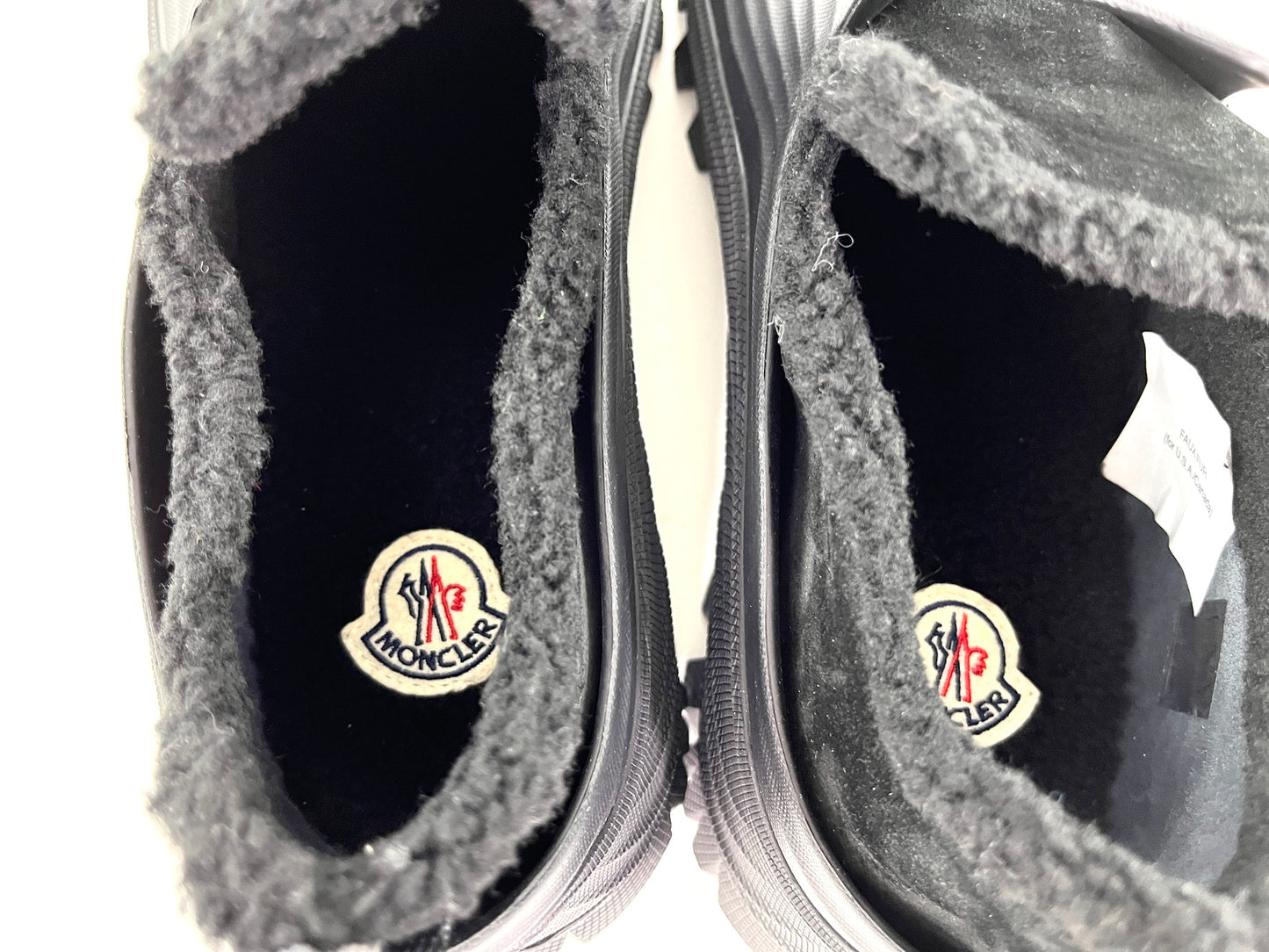 New Mens MONCLER Black Acqua Waterproof Ankle Boots 45 12