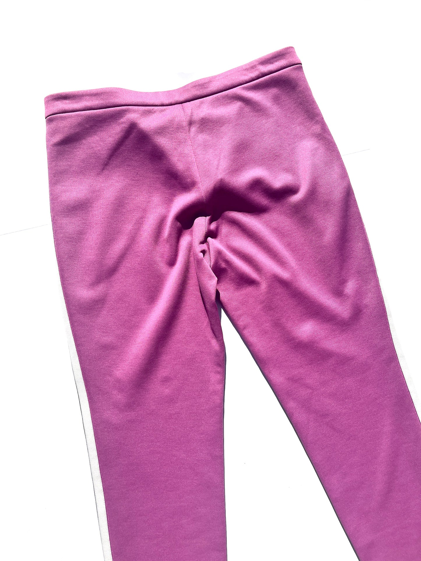 GUCCI Pink 2017 Striped Skinny Straight Leg Pants M