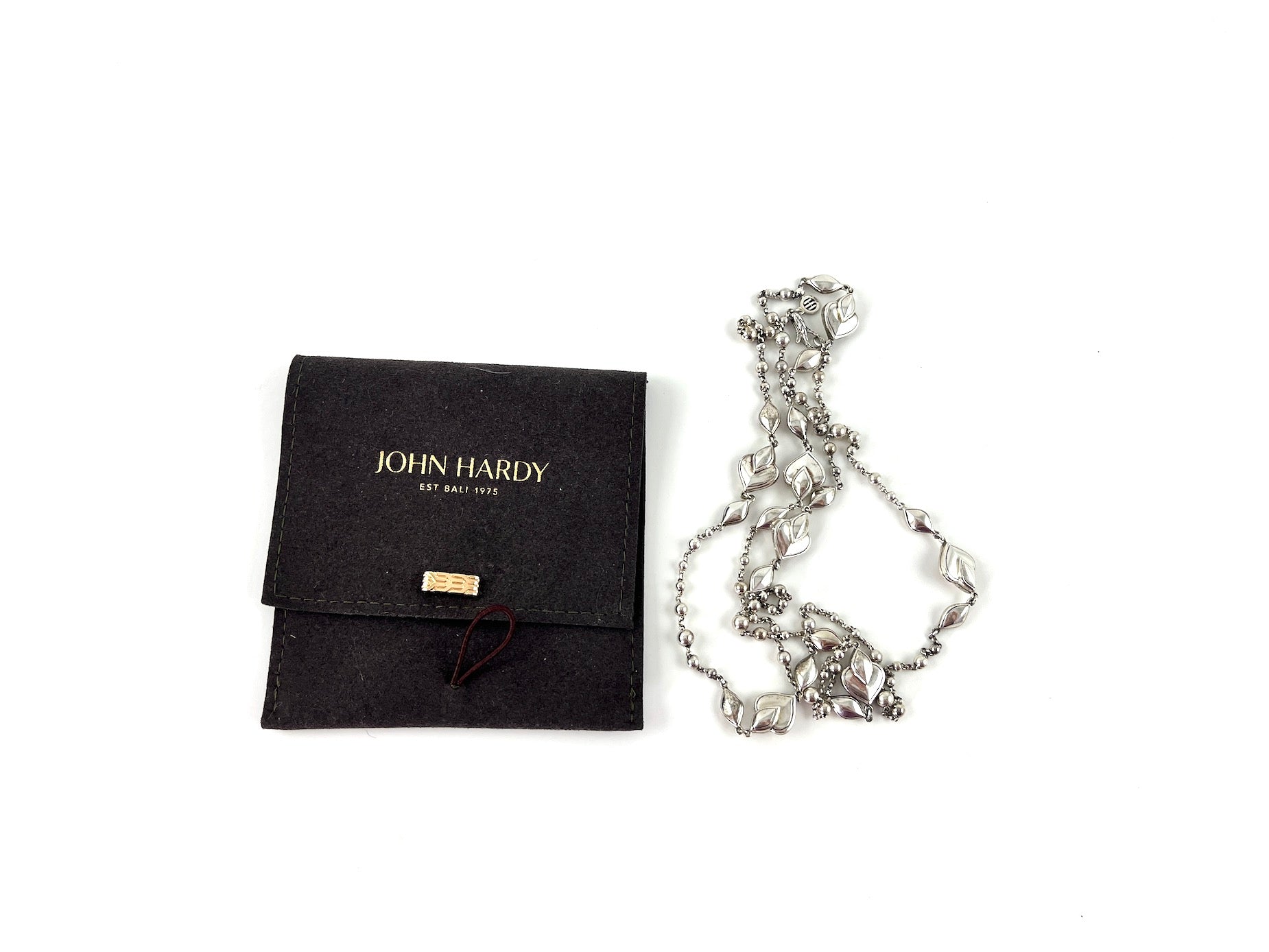 John Hardy Long Silver Legends Naga Necklace