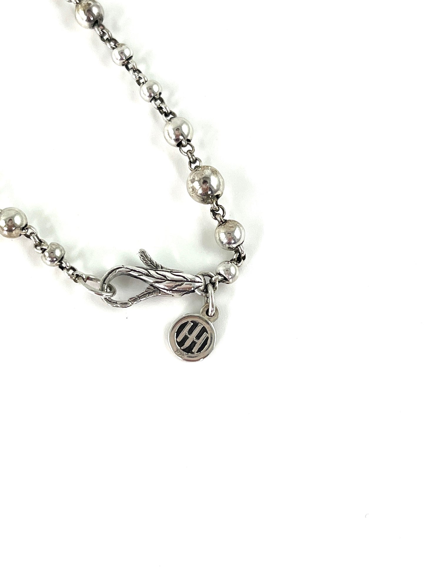 John Hardy Long Silver Legends Naga Necklace