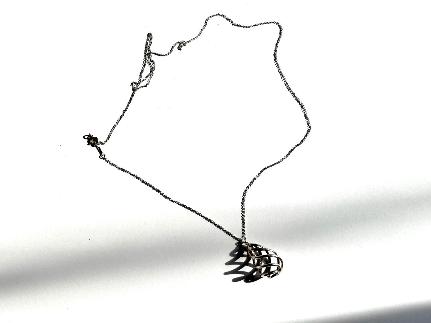 Tiffany & Co Sterling Silver Venezia Luce Pendant Necklace