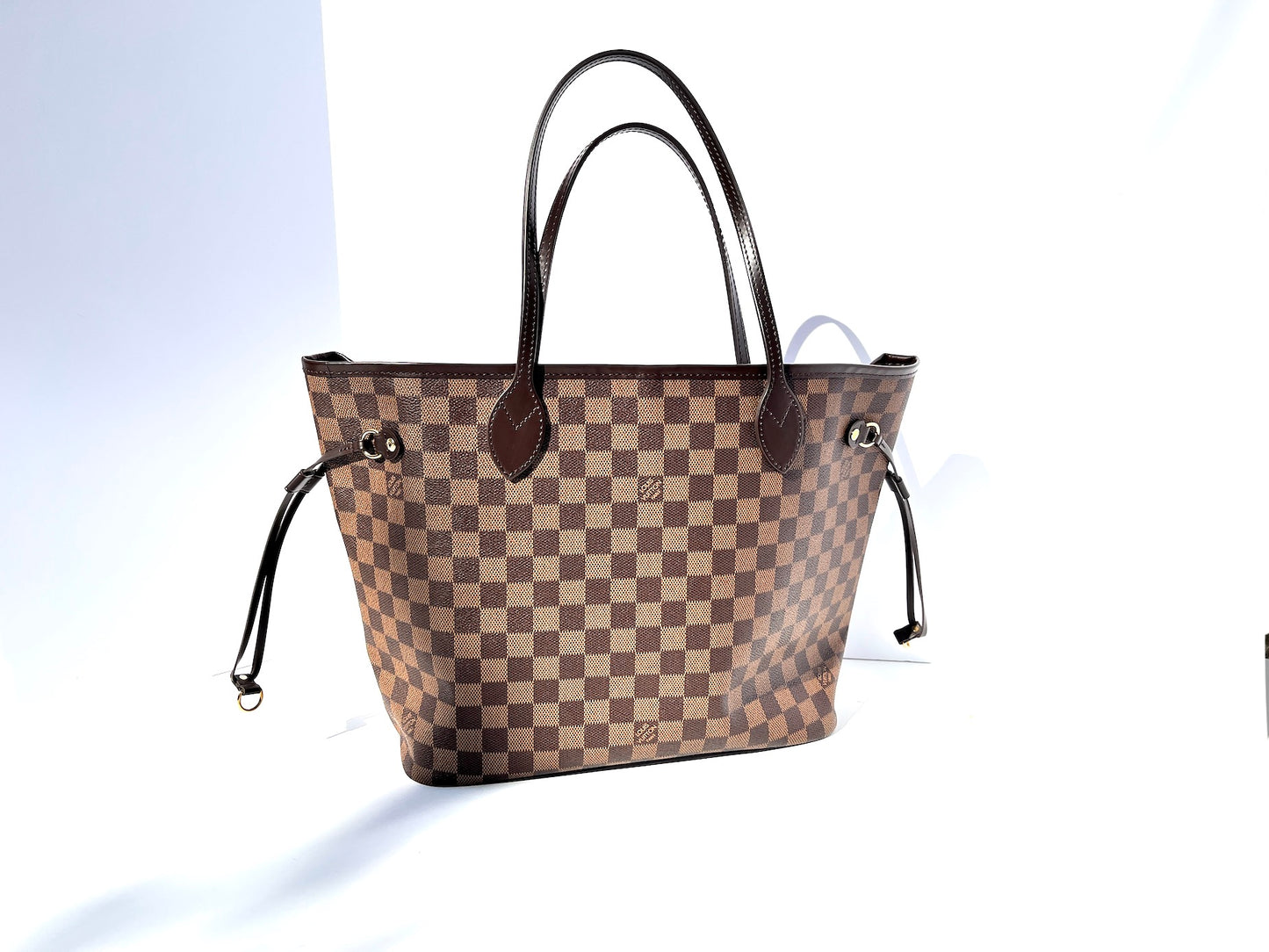Louis Vuitton Damier Ebene Neverfull MM Tote Bag