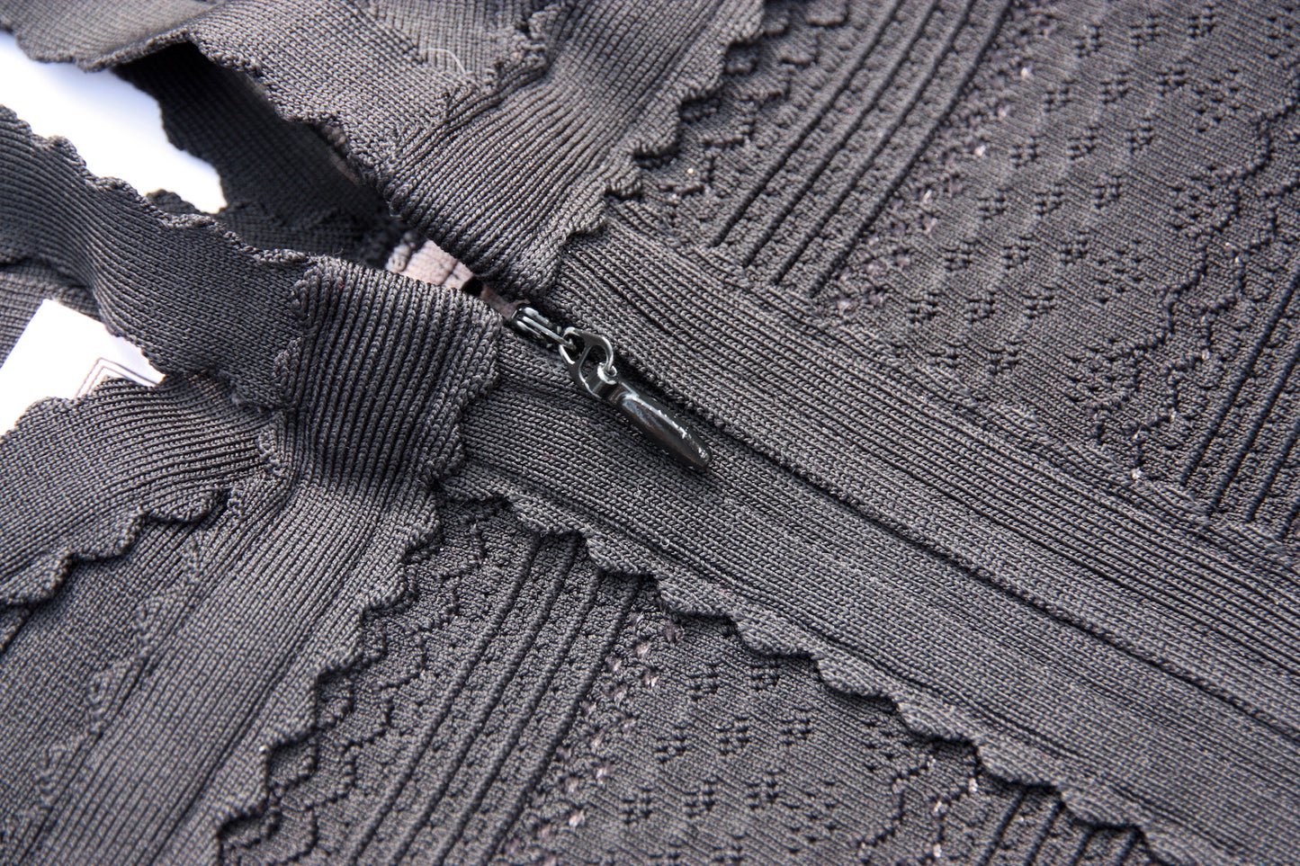 Herve Leger Billie Pointelle Mini Dress XS