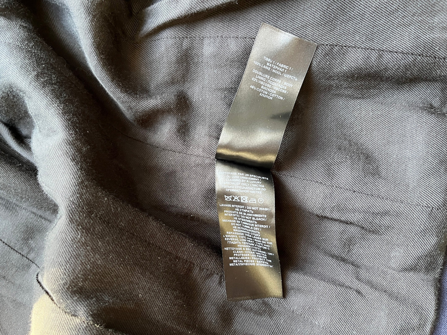 Balmain Navy Blue Gold Button Embellished Wool Blazer Jacket 38