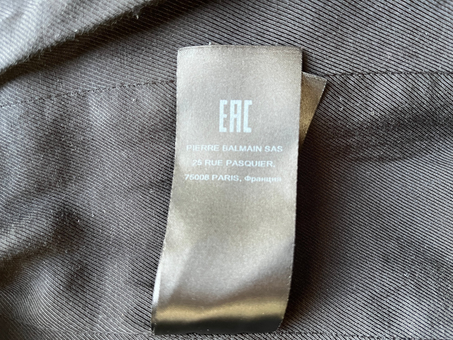 Balmain Navy Blue Gold Button Embellished Wool Blazer Jacket 38