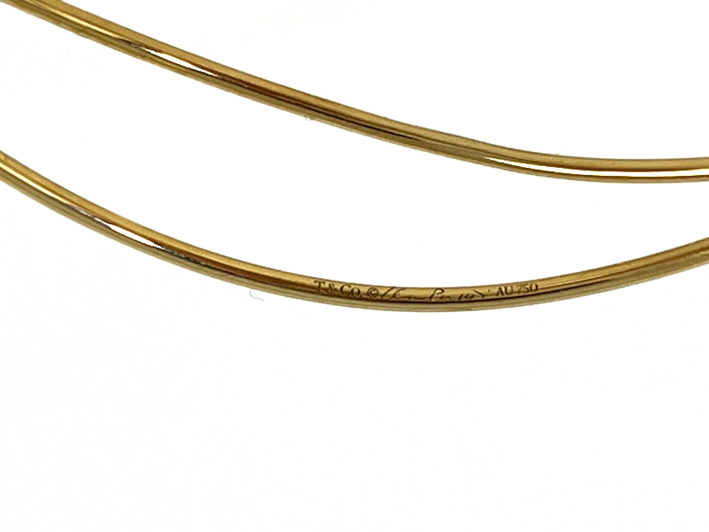 Tiffany & Co Elsa Peretti 18k Yellow Gold Wave Five Row Bangle