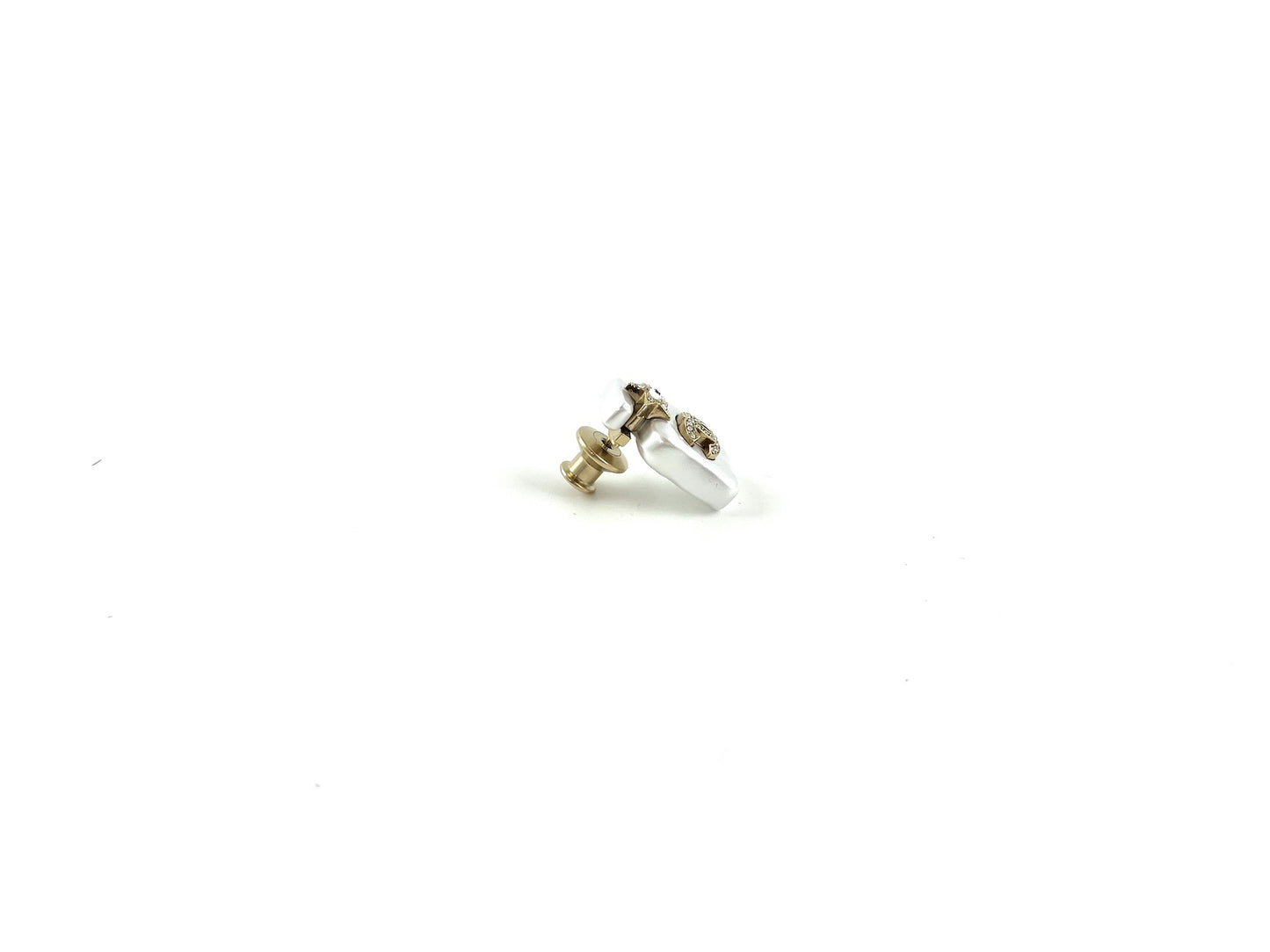 New CHANEL 2023 Perfume Bottle Crystal Pin