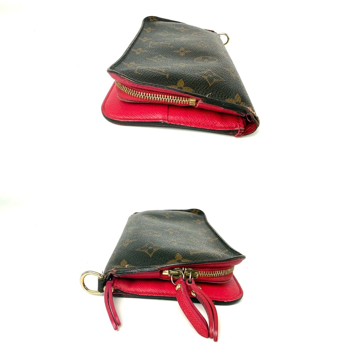 LOUIS VUITTON Insolite Monogram Canvas Pink Leather Long Wallet