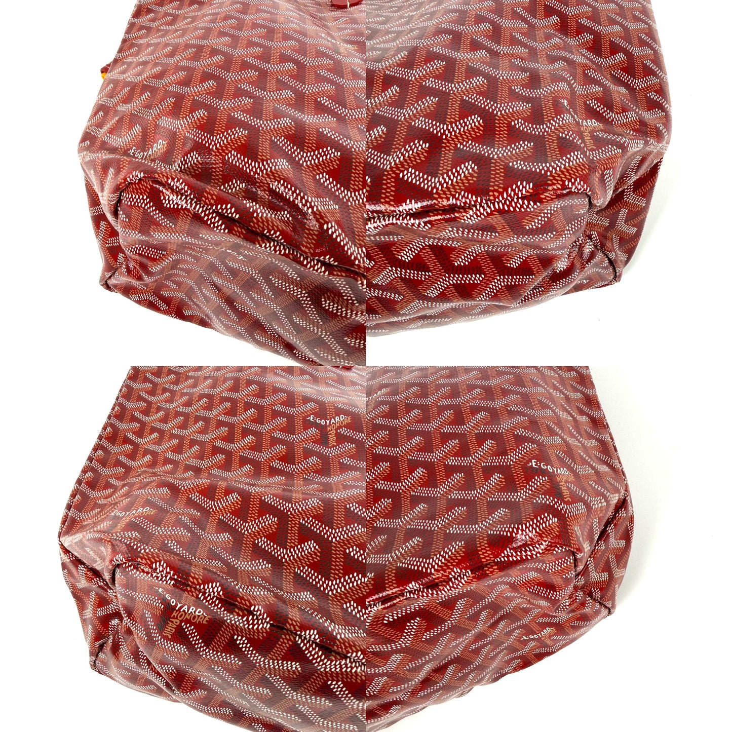 GOYARD Saint Louis PM Red Tote Bag with Pouch New