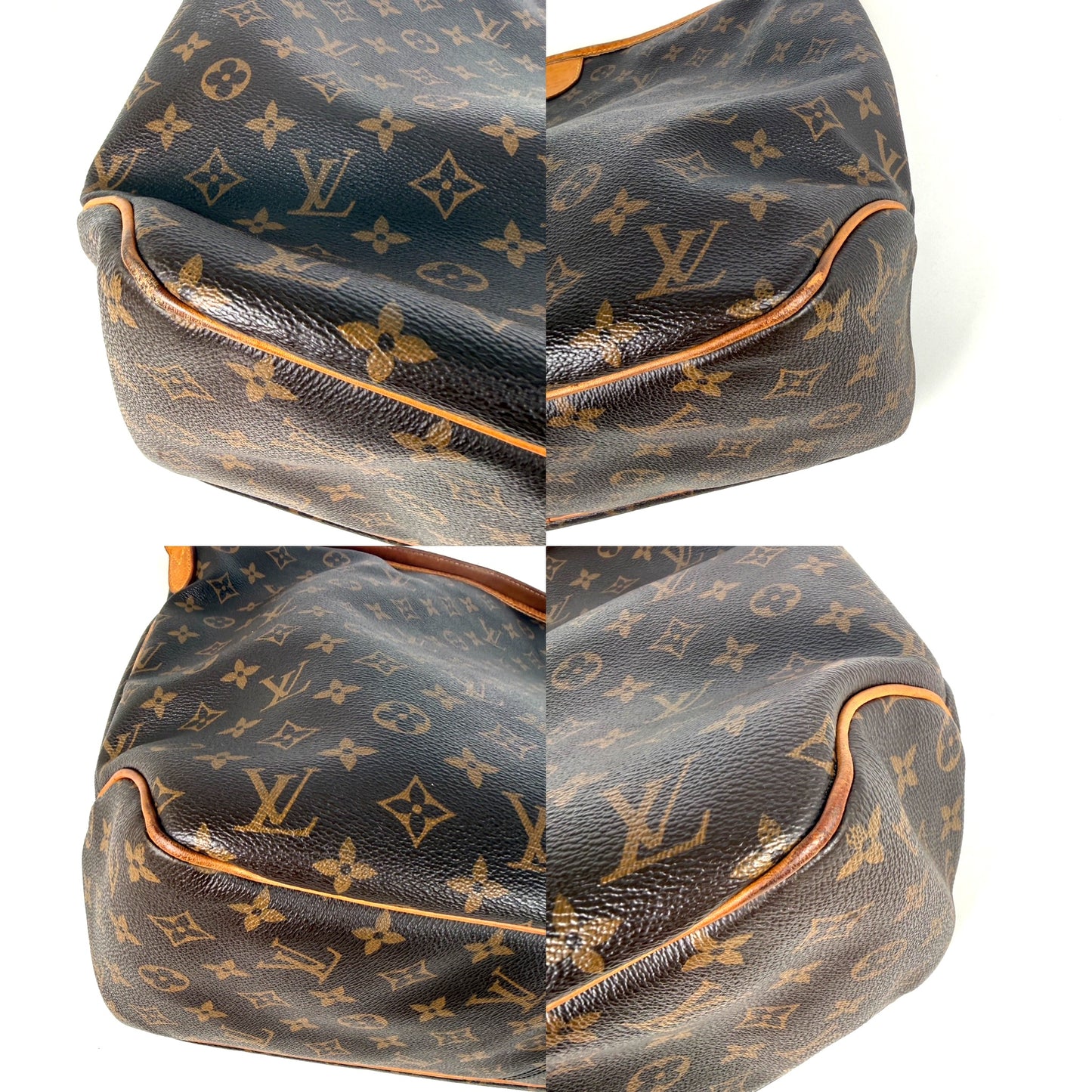 LOUIS VUITTON Delightful MM Monogram Coated Canvas Shoulder Hobo Bag