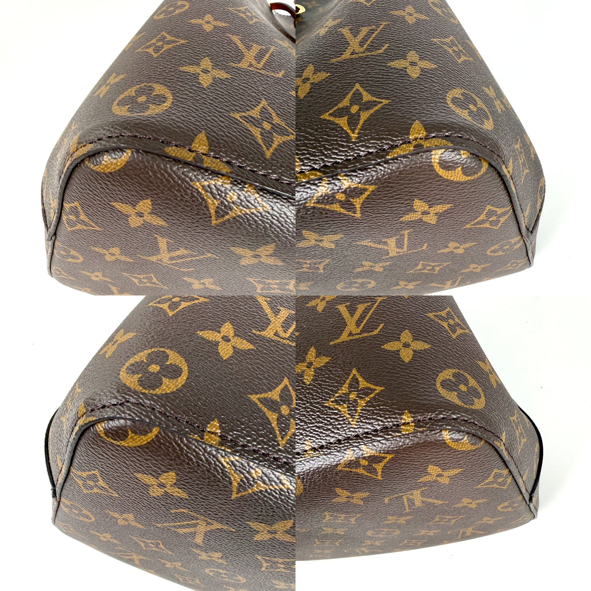 Louis Vuitton Neonoe Monogram Canvas Brown Caramel Leather MM 2025 Bucket Shoulder Crossbody Bag