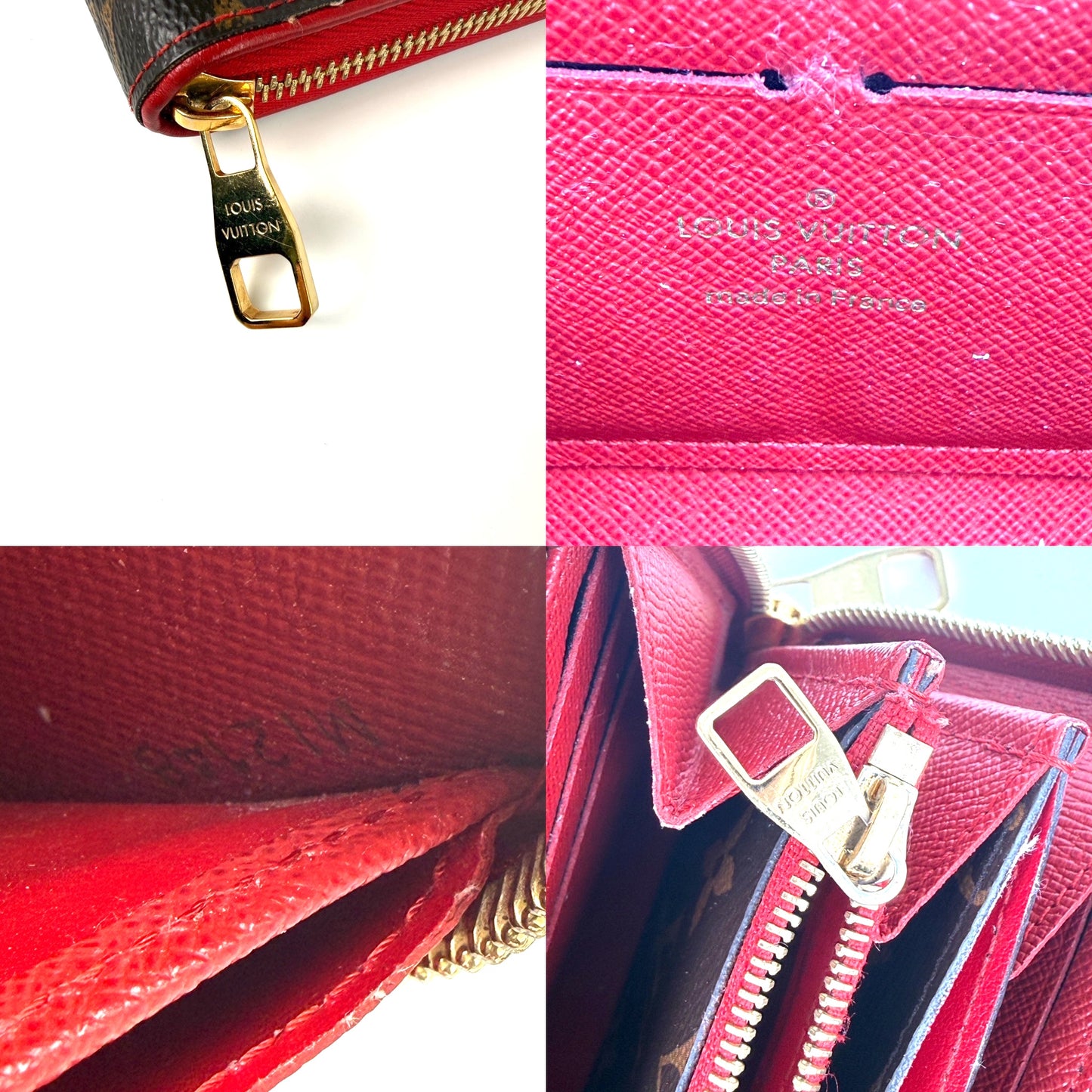 LOUIS VUITTON Insolite Monogram Canvas Pink Leather Long Wallet