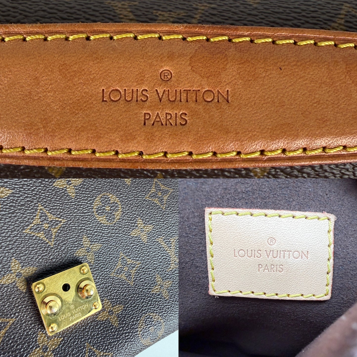Louis Vuitton Pochette Metis Monogram Top Handle Crossbody Bag