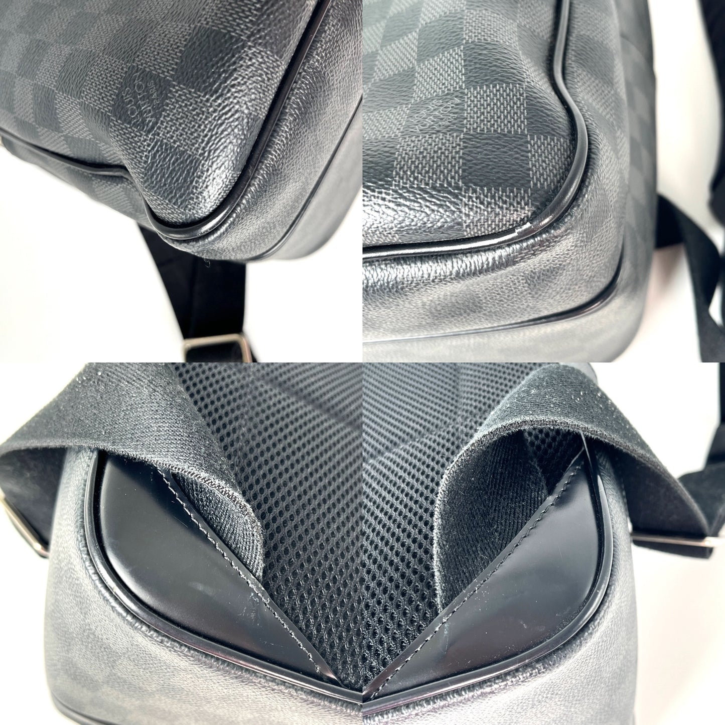 LOUIS VUITTON Michael Damier Graphite Black Backpack