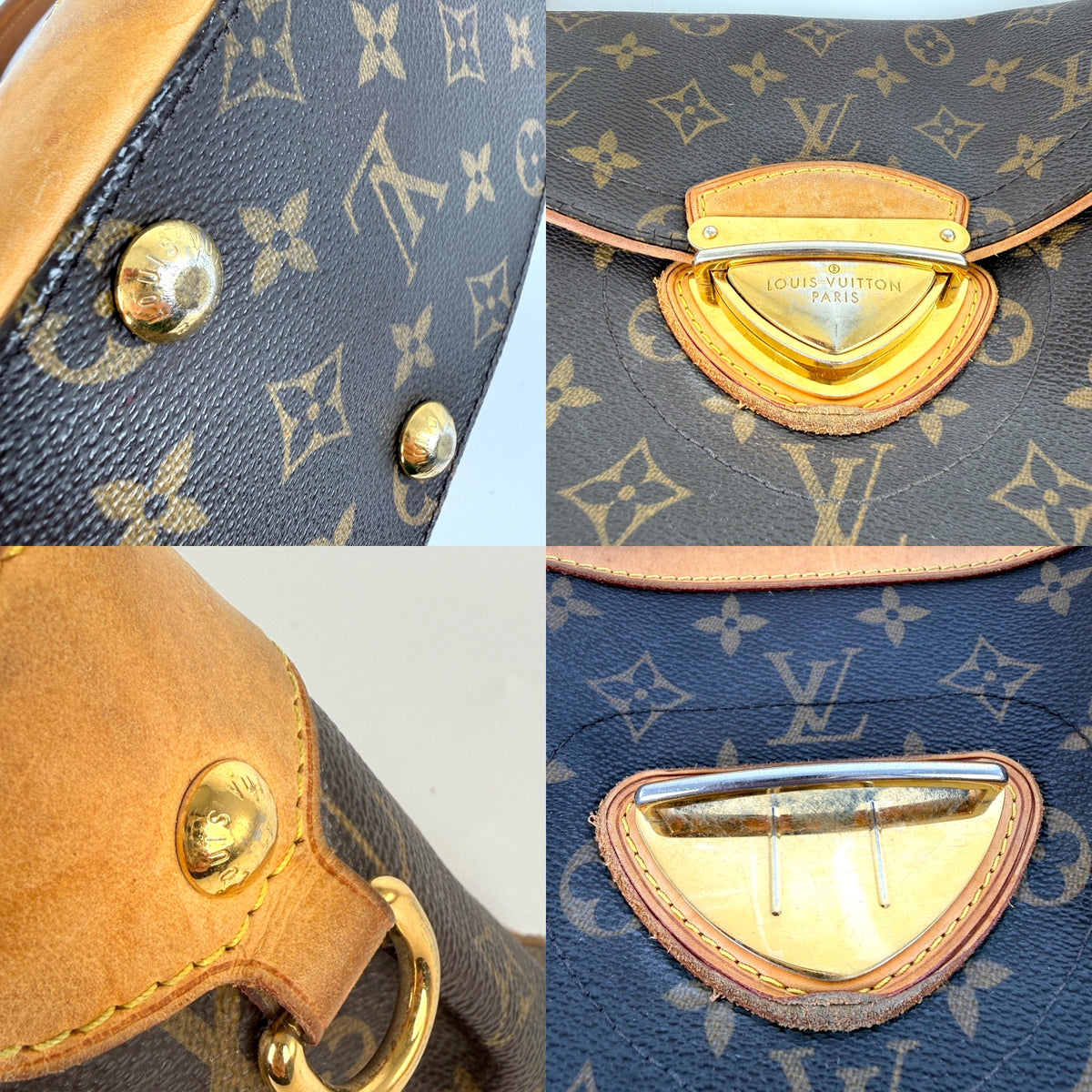 Louis Vuitton Vintage Beverly Monogram Brown Canvas Shoulder Bag