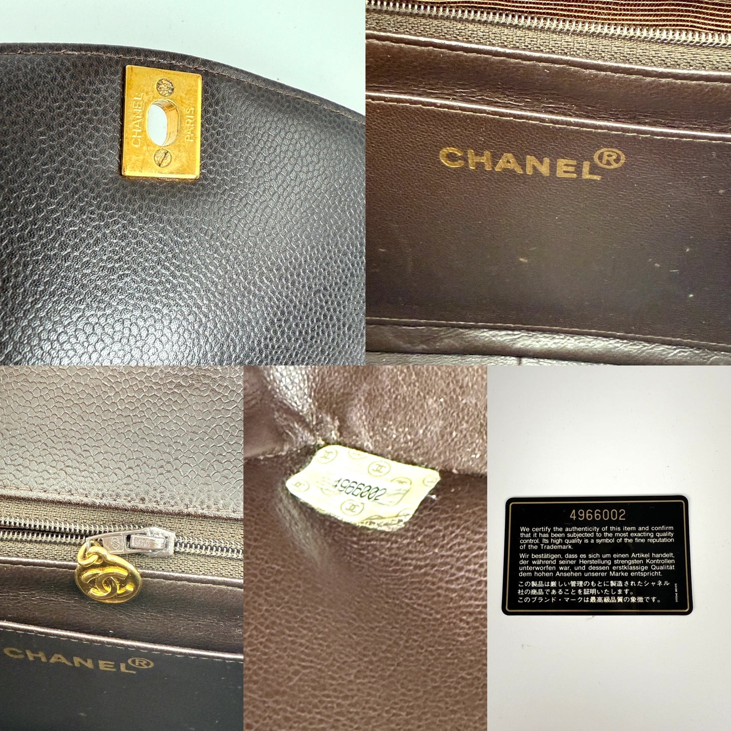 Vintage CHANEL Diana Medium Brown Caviar Quilted Leather Crossbody Flap Bag