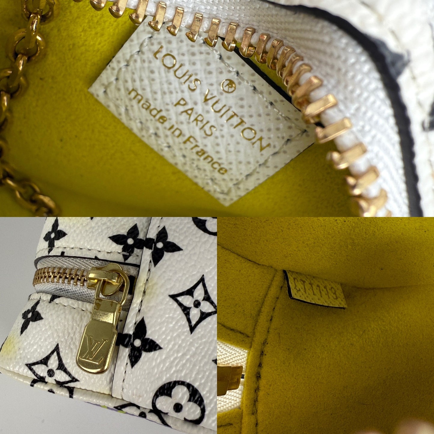 Louis Vuitton Cube Coin Giant Monogram Lilac Multicolor Zip Purse