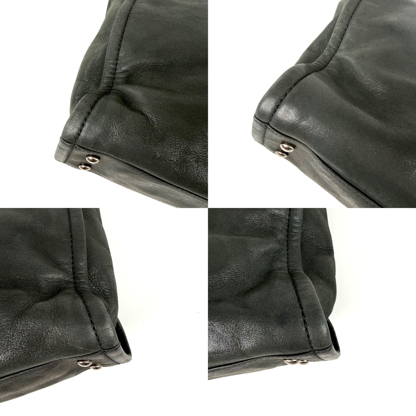 CHANEL Portobello In the Mix Soft CC Turn lock Black Brown Iridescent Leather Shoulder Tote Bag