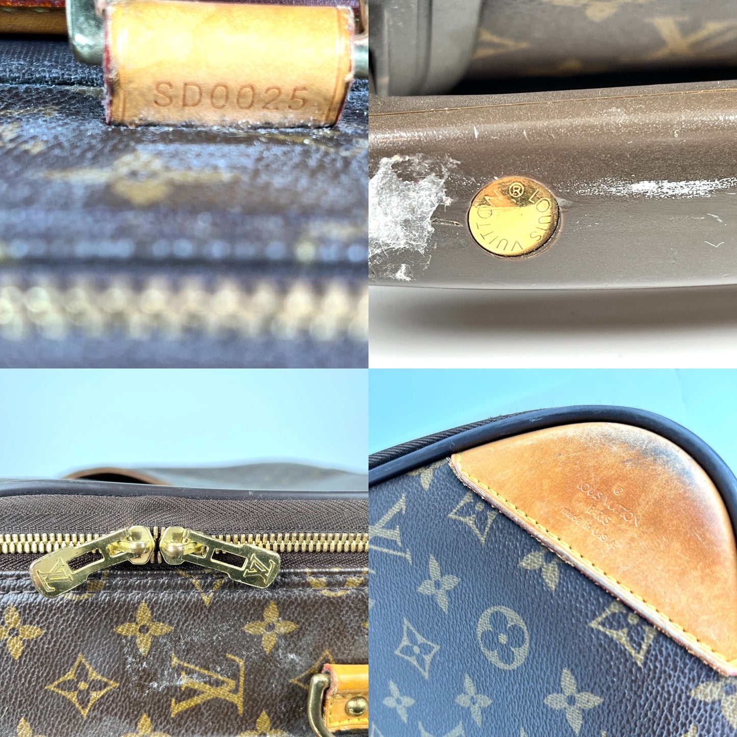 Vintage LOUIS VUITTON Monogram Pegase 50 Suitcase