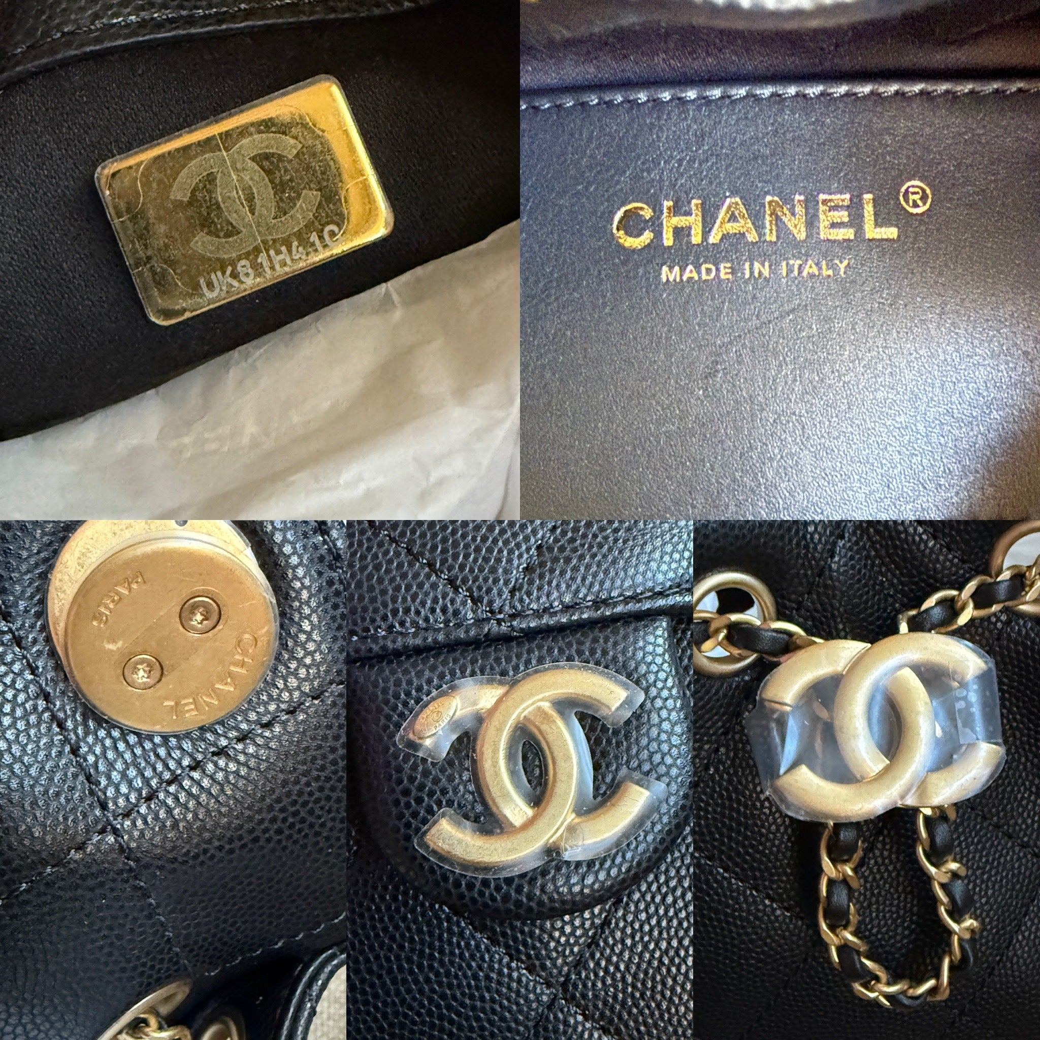 CHANEL 25 Mini Black Quilted Caviar Leather Shoulder Bag – Fashion