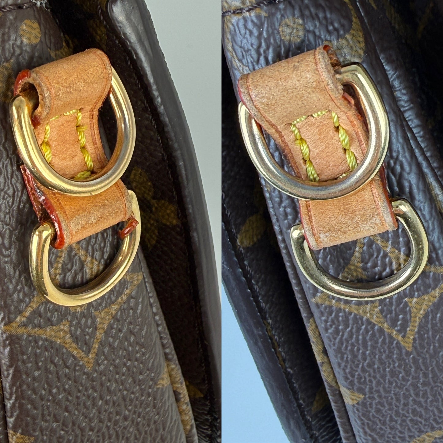 Louis Vuitton Pochette Metis East West Brown Monogram Crossbody Bag