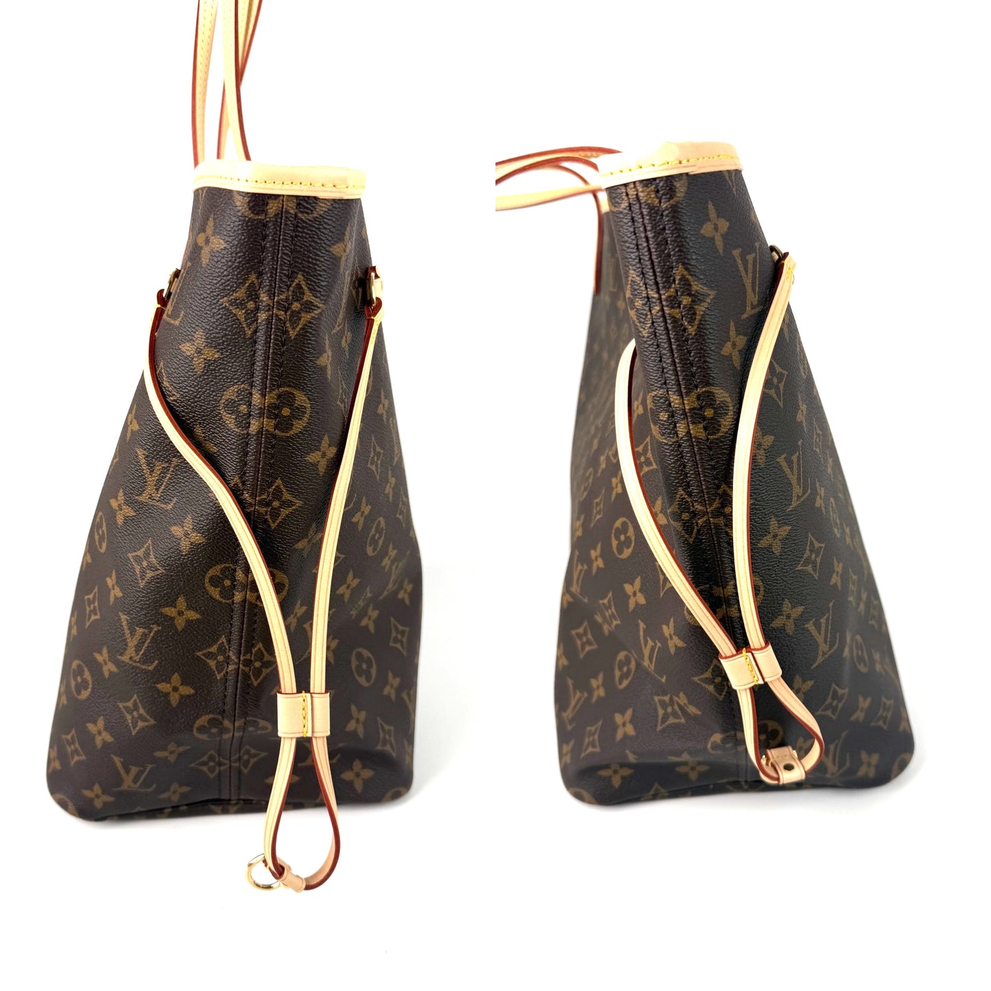 LOUIS VUITTON Neverfull GM Monogram Brown Beige 2026 Tote Bag With Pouch New in box