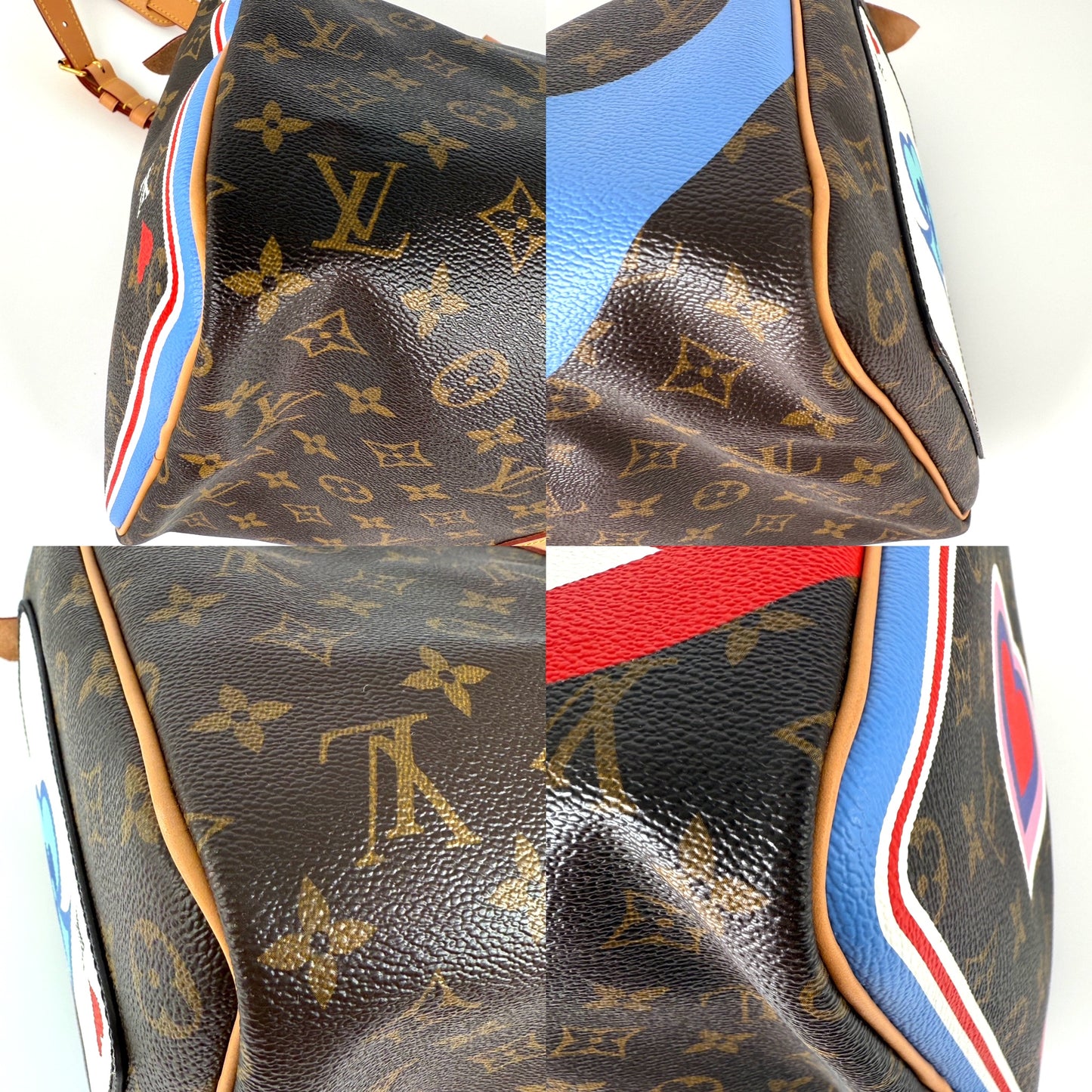 Louis Vuitton Game on Keepall 45 Bandouliere Monogram Duffle Weekender Travel Bag