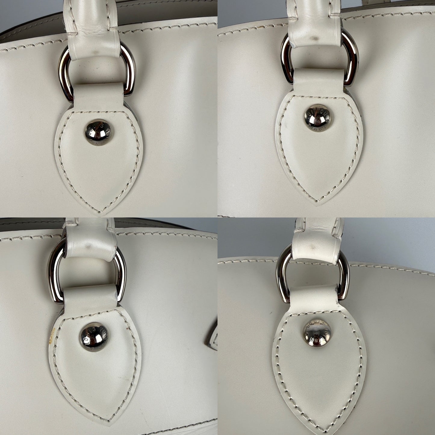 LOUIS VUITTON Passy GM Ivory Epi Leather Tote Shoulder Bag