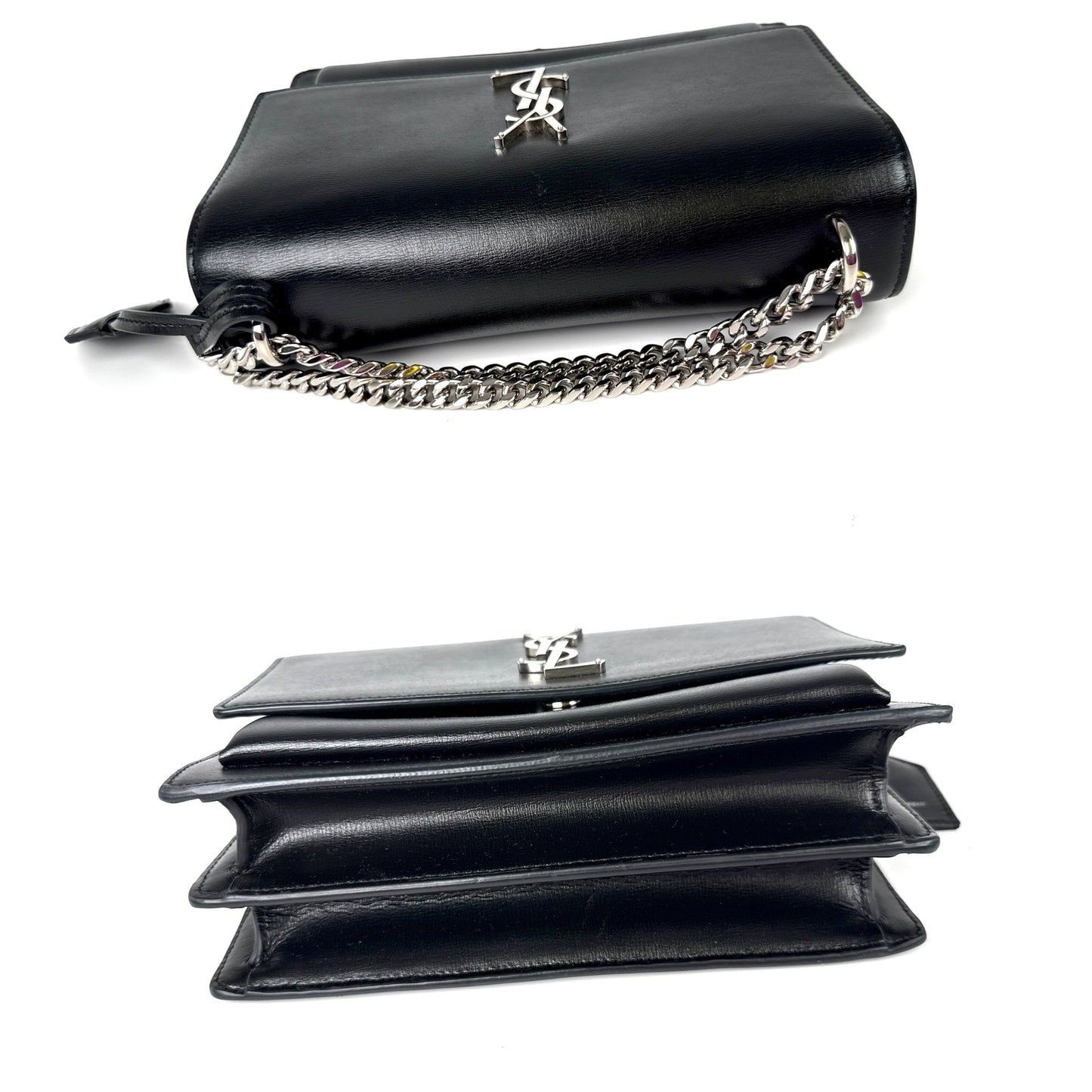 Saint Laurent YSL Sunset Smooth Leather 2021 Leather Crossbody Bag