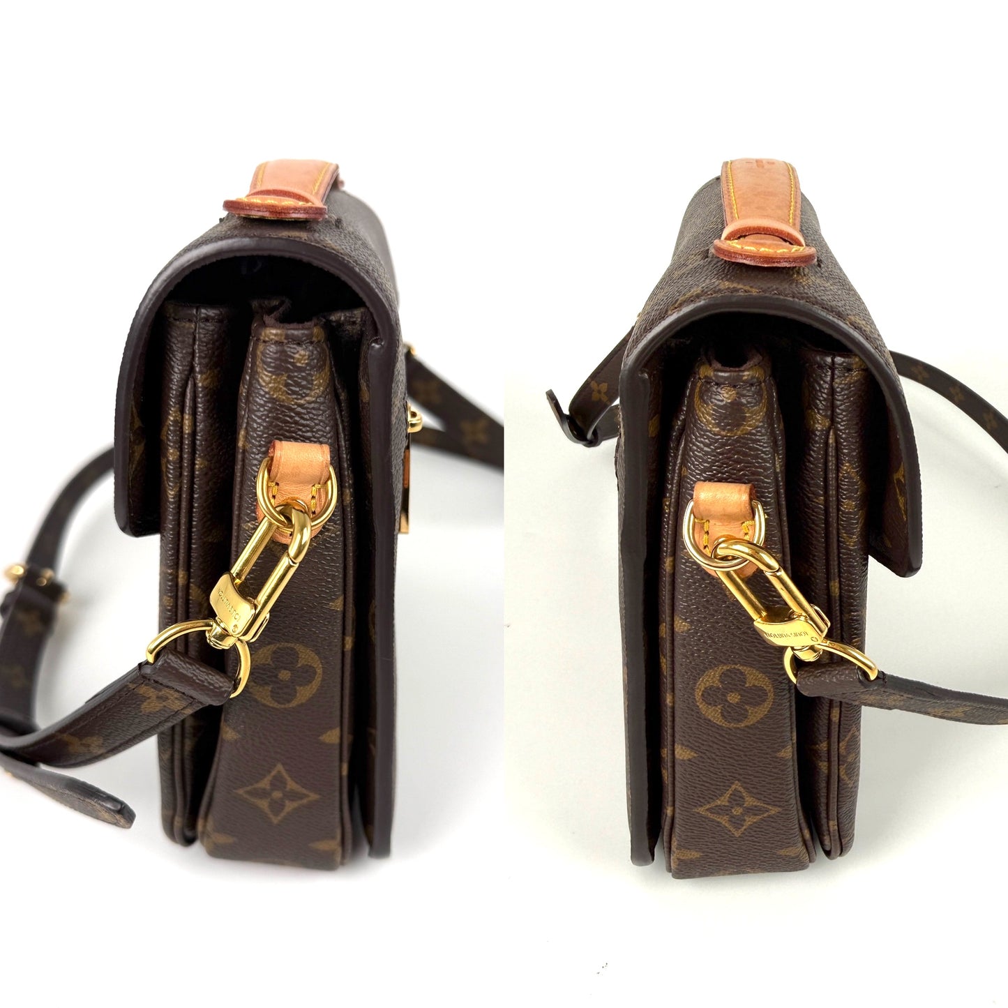 Louis Vuitton Pochette Metis Monogram Top Handle Crossbody Bag
