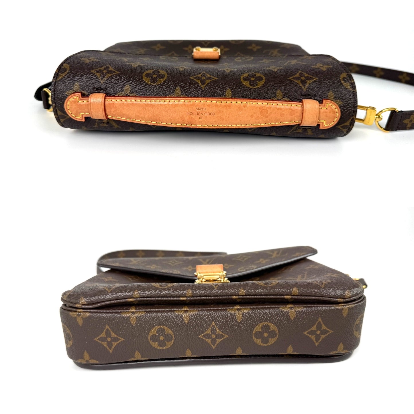 Louis Vuitton Pochette Metis Monogram Top Handle Crossbody Bag