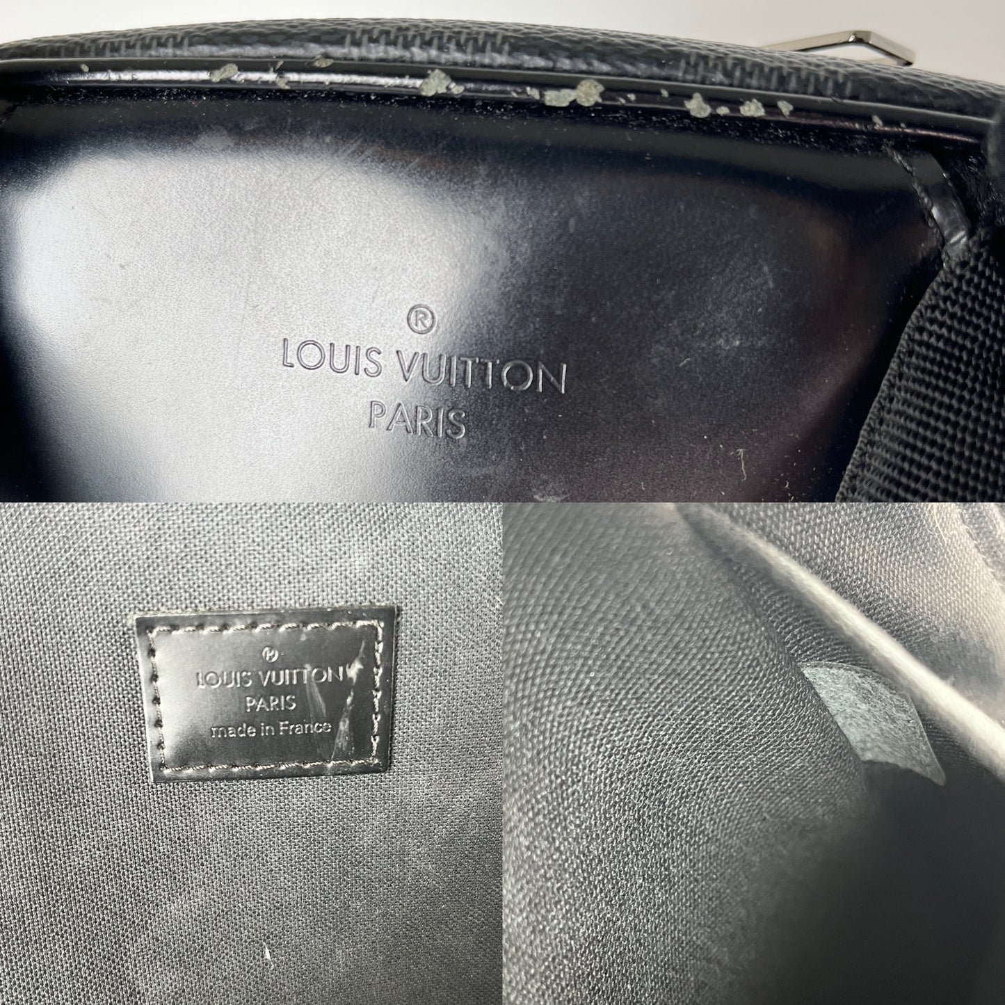 LOUIS VUITTON Michael Damier Graphite Black Backpack