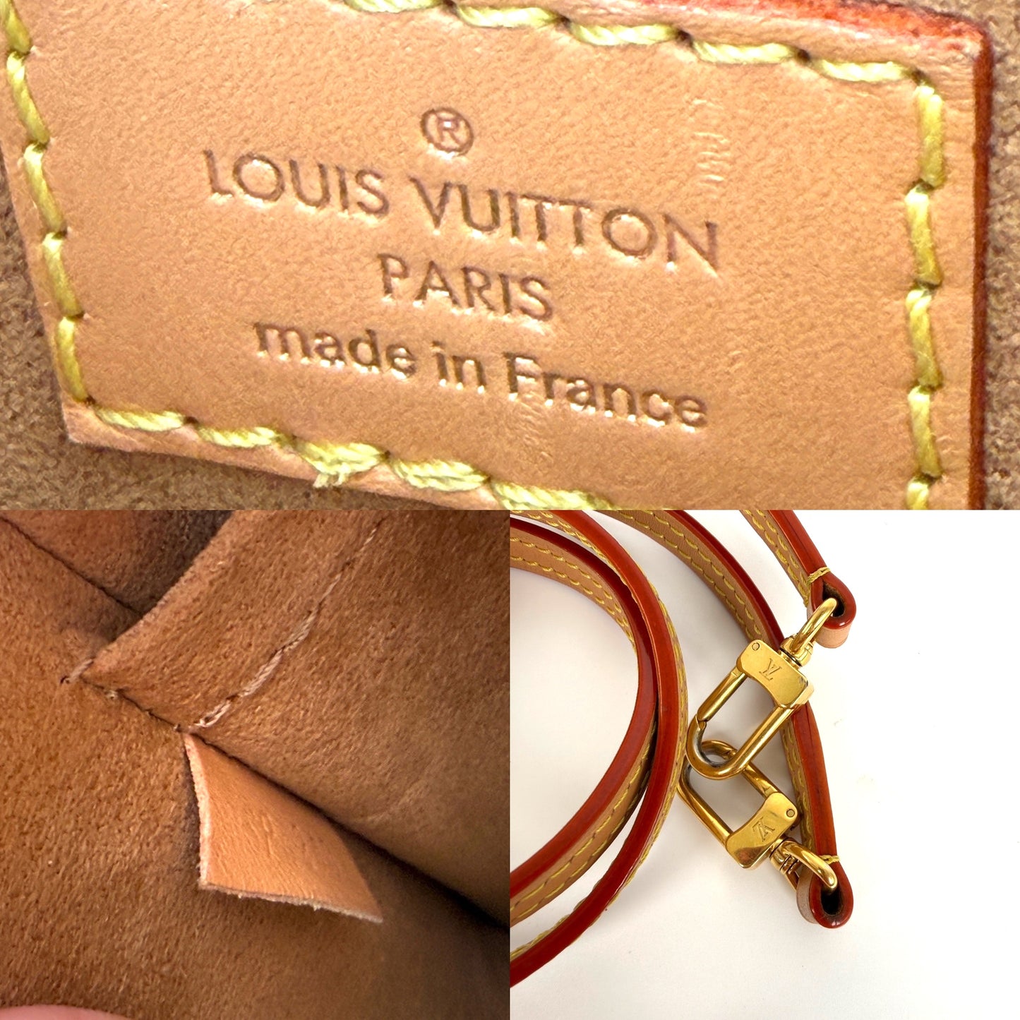 Louis Vuitton Since 1854 Petit Sac Plat Vertical Blue Canvas Monogram Crossbody Tote Bag