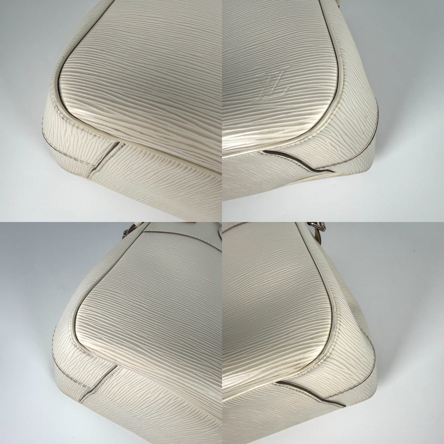 LOUIS VUITTON Passy GM Ivory Epi Leather Tote Shoulder Bag