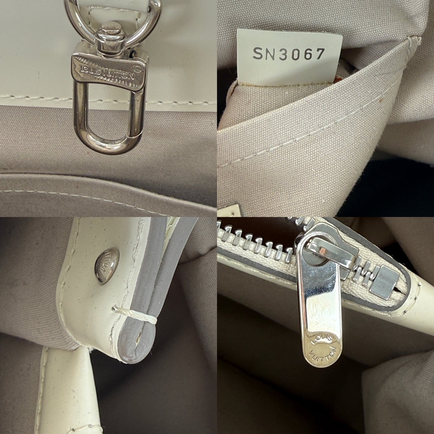 LOUIS VUITTON Passy GM Ivory Epi Leather Tote Shoulder Bag