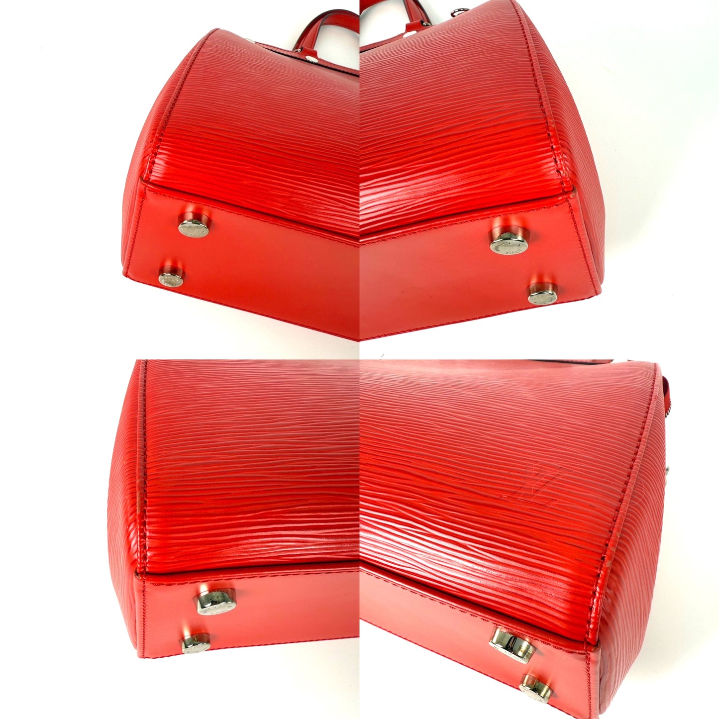 LOUIS VUITTON Brea MM Red Coquelicot Epi Leather Tote Shoulder Bag