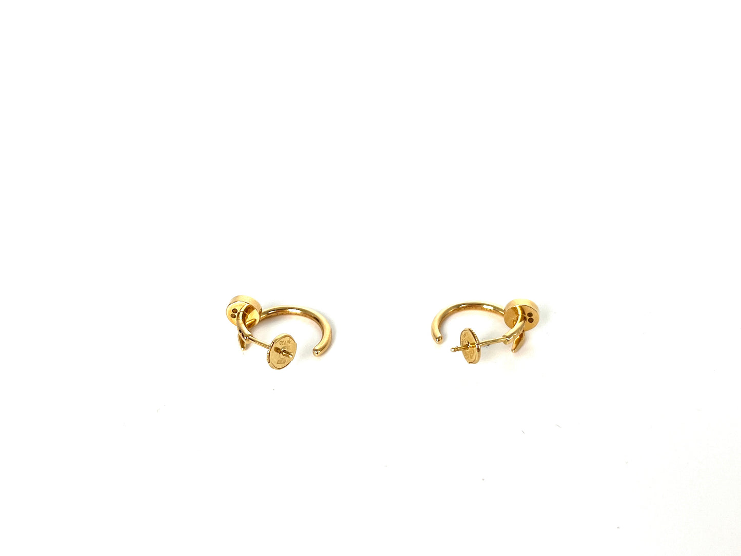 Cartier Gold Juste Un Clou Hoop Small 18K Gold Earrings