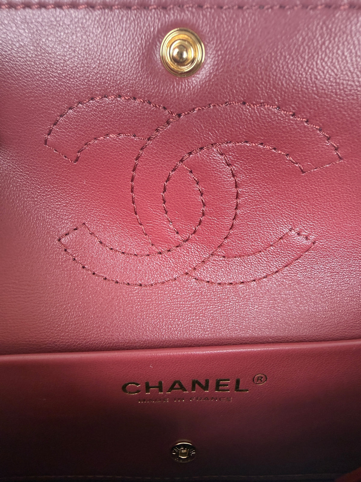 CHANEL Mini Souplissimo Flap Bag Brown Grained Calfskin Leather Gold Hardware Crossbody Bag