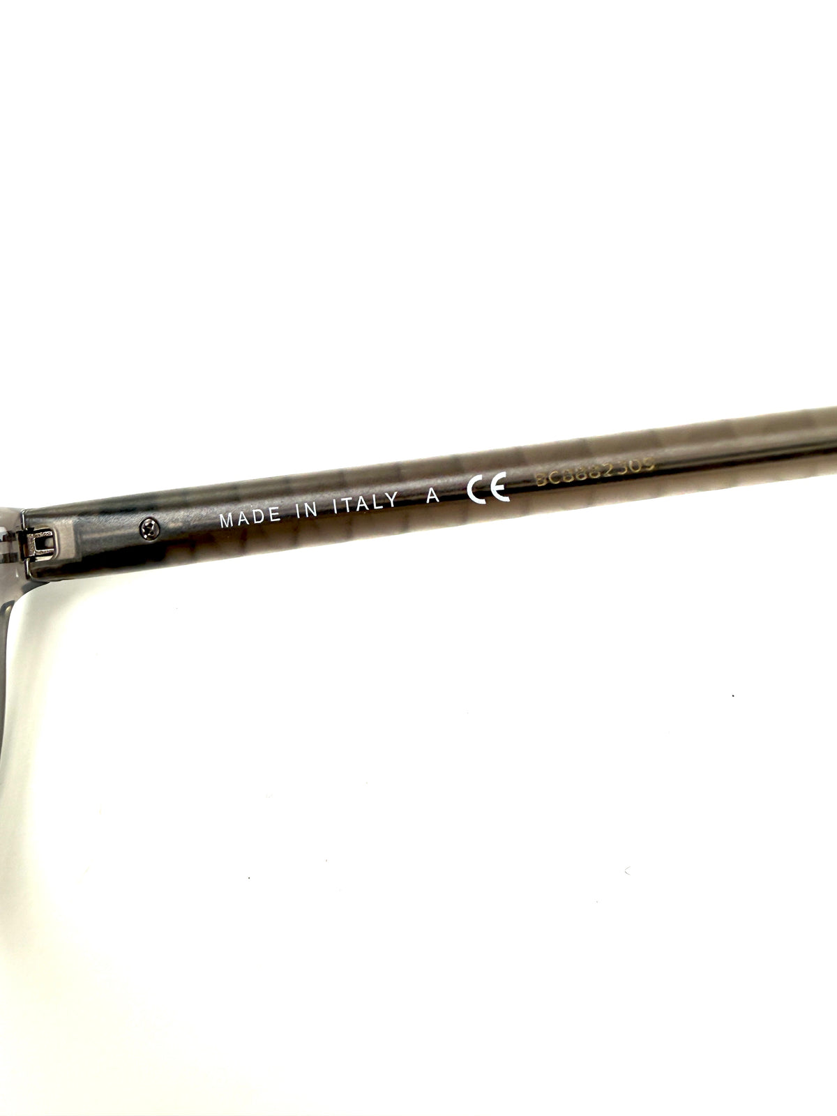 CHANEL Quilted CC Reading Eyeglasses Gray Acetate Frames